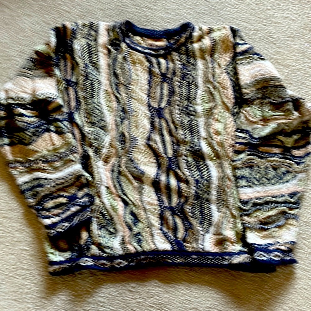 Coogi multi colored pullover sweater
